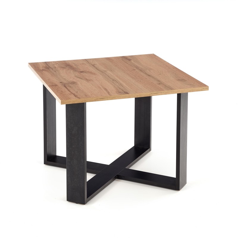'CROSS Coffee Table in Wotan Oak/Black Color' 'CROSS Coffee Table in Wotan Oak/Black Color'