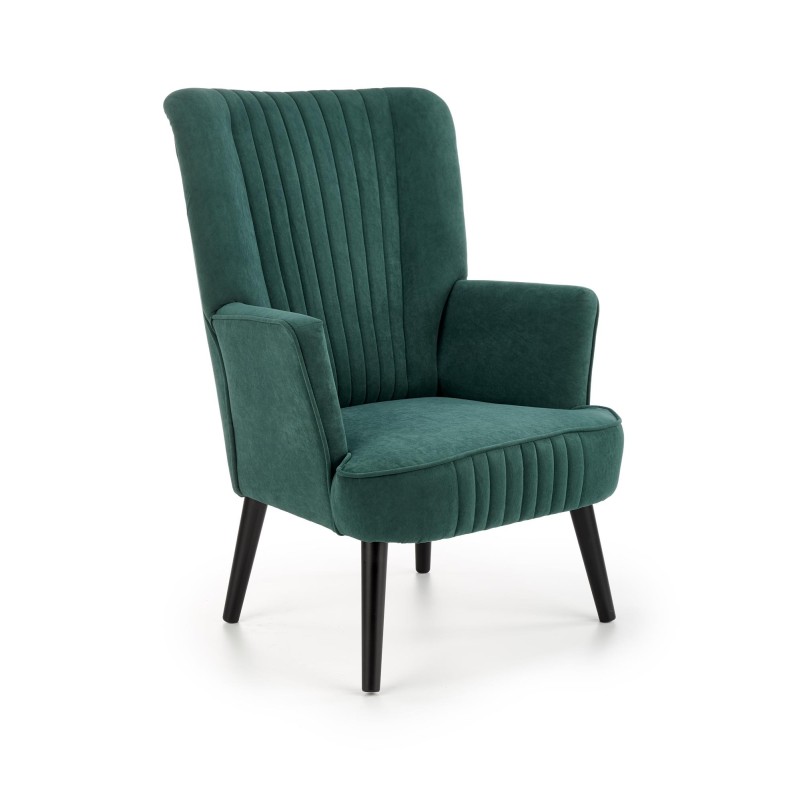 'DELGADO Relaxation Armchair in Green'