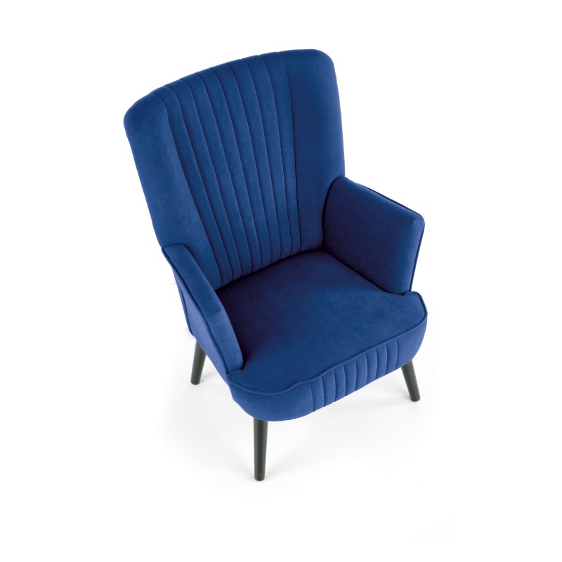'DELGADO Navy Blue Relaxation Armchair' 'DELGADO Navy Blue Relaxation Armchair'