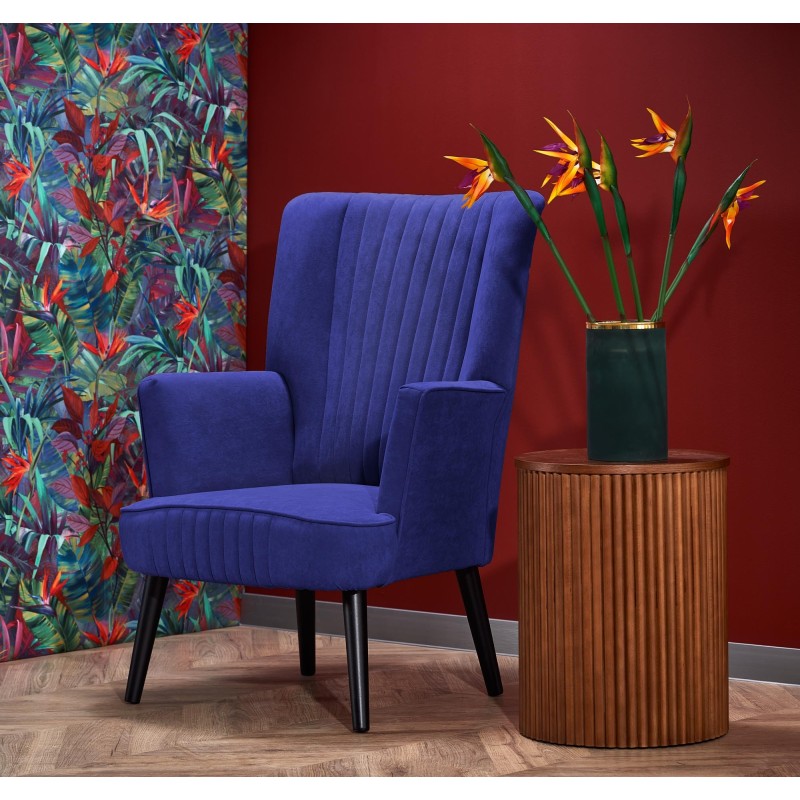 'DELGADO Navy Blue Relaxation Armchair' 'DELGADO Navy Blue Relaxation Armchair'
