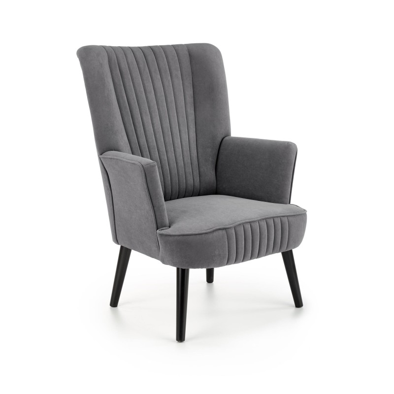 'DELGADO Ash Grey Relaxation Armchair'