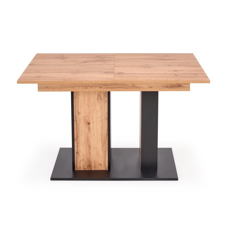 'DOLOMIT Extendable Wotan Oak Table - Black' 'DOLOMIT Extendable Wotan Oak Table - Black'