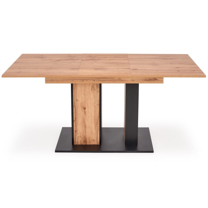 'DOLOMIT Extendable Wotan Oak Table - Black' 'DOLOMIT Extendable Wotan Oak Table - Black'