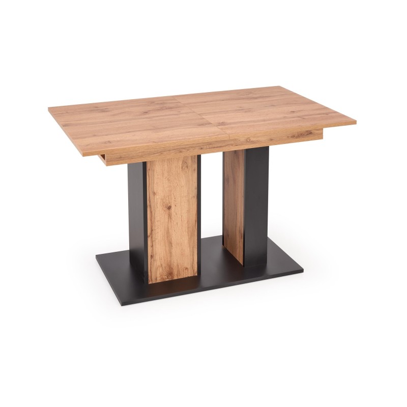 'DOLOMIT Extendable Wotan Oak Table - Black' 'DOLOMIT Extendable Wotan Oak Table - Black'
