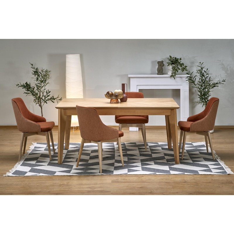'EDMONDO Extendable Oak Table' 'EDMONDO Extendable Oak Table'