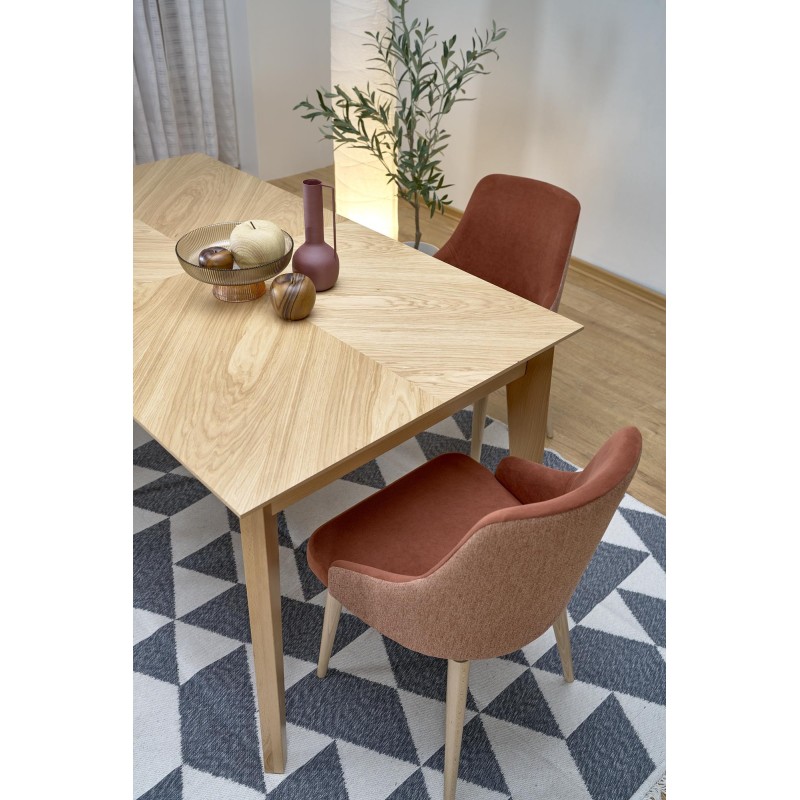 'EDMONDO Extendable Oak Table' 'EDMONDO Extendable Oak Table'