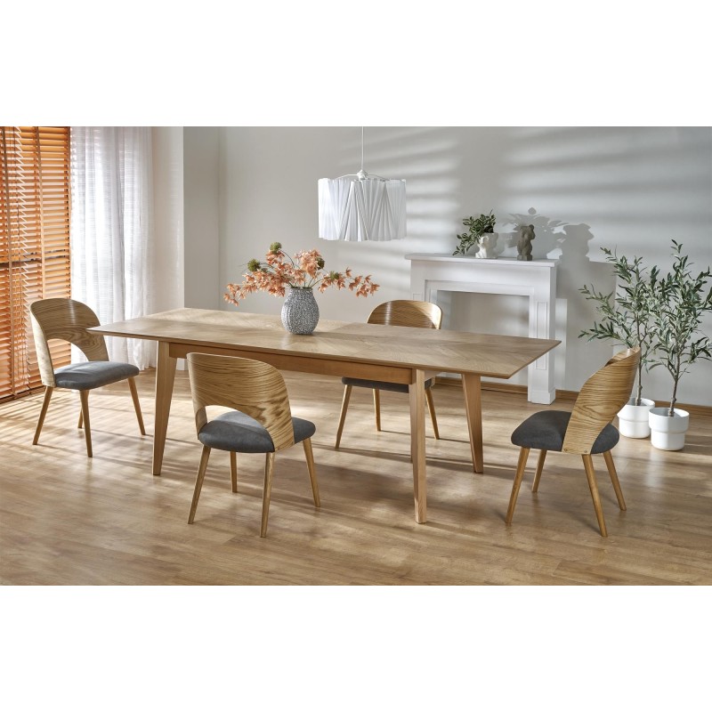 'EDMONDO Extendable Oak Table' 'EDMONDO Extendable Oak Table'
