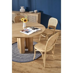 'ELEFANTE Round Oak Table Natural' 'ELEFANTE Round Oak Table Natural'