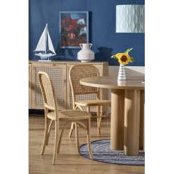 'ELEFANTE Round Oak Table Natural' 'ELEFANTE Round Oak Table Natural'
