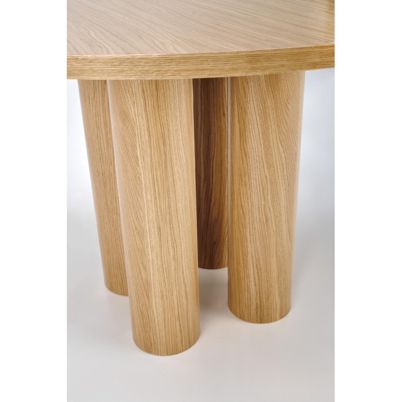 'ELEFANTE Round Oak Table Natural' 'ELEFANTE Round Oak Table Natural'