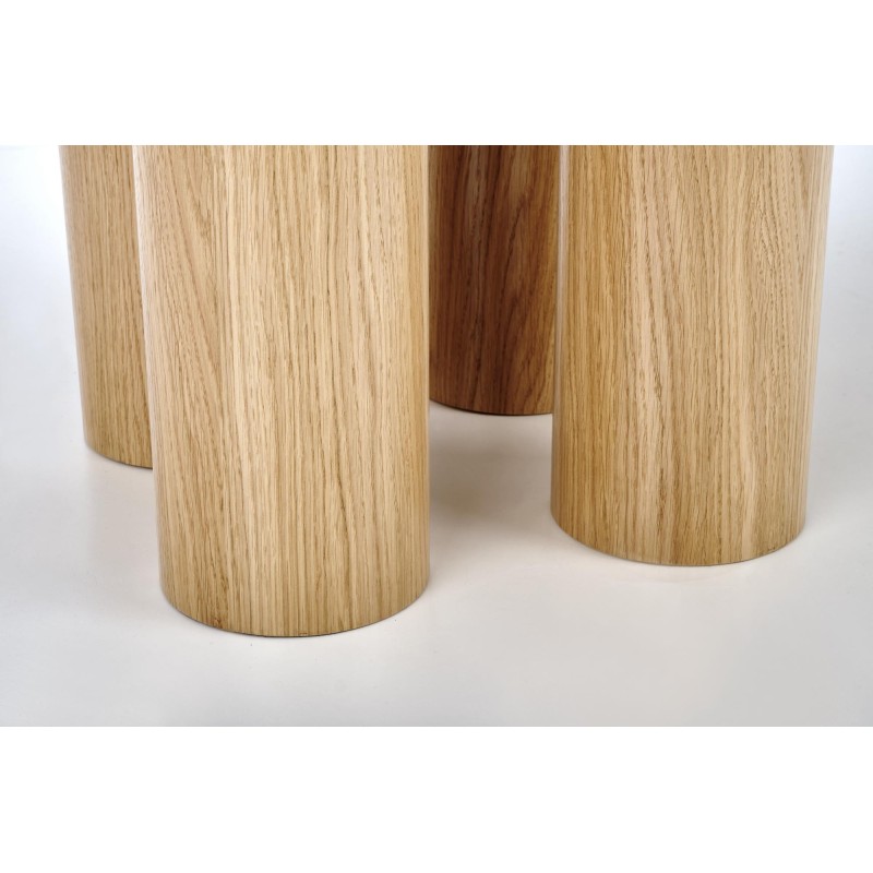 'ELEFANTE Round Oak Table Natural' 'ELEFANTE Round Oak Table Natural'