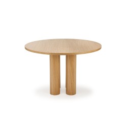 'ELEFANTE Round Oak Table Natural' 'ELEFANTE Round Oak Table Natural'