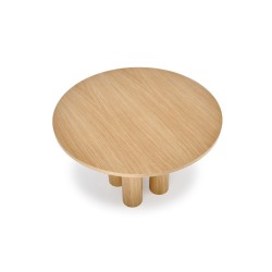 'ELEFANTE Round Oak Table Natural' 'ELEFANTE Round Oak Table Natural'