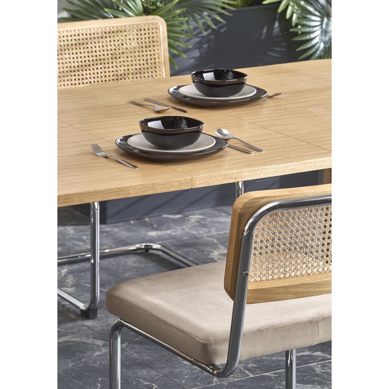 'ELEFANTE RECTANGLE Extendable Table 160-240/100 Natural Oak' 'ELEFANTE RECTANGLE Extendable Table 160-240/100 Natural Oak'