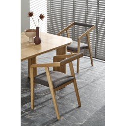'ELEFANTE RECTANGLE Extendable Table 160-240/100 Natural Oak' 'ELEFANTE RECTANGLE Extendable Table 160-240/100 Natural Oak'