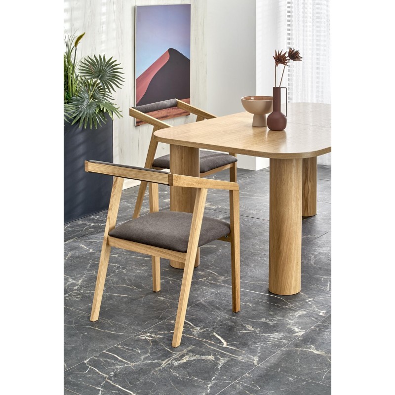 'ELEFANTE RECTANGLE Extendable Table 160-240/100 Natural Oak' 'ELEFANTE RECTANGLE Extendable Table 160-240/100 Natural Oak'