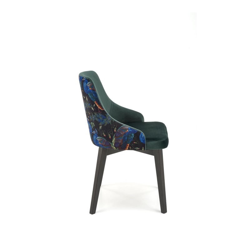 'ENDO Black Chair / Upholstery: BLUVEL 78' 'ENDO Black Chair / Upholstery: BLUVEL 78'
