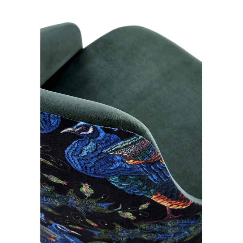 'ENDO Black Chair / Upholstery: BLUVEL 78' 'ENDO Black Chair / Upholstery: BLUVEL 78'