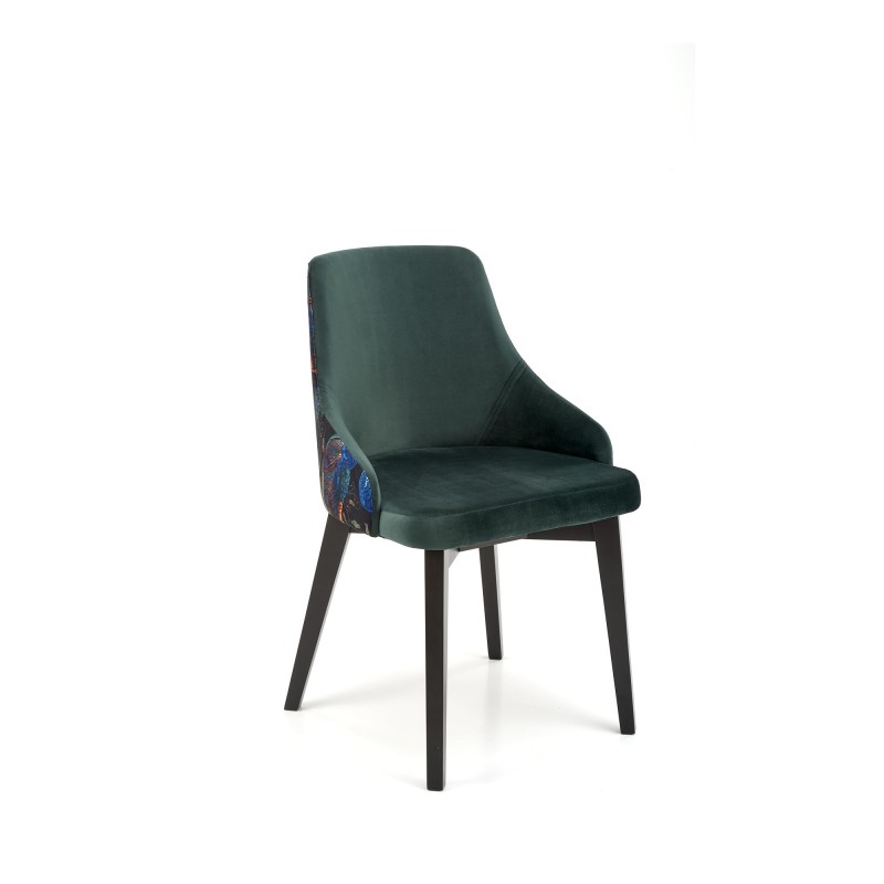 'ENDO Black Chair / Upholstery: BLUVEL 78' 'ENDO Black Chair / Upholstery: BLUVEL 78'