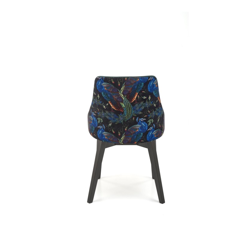 'ENDO Black Chair / Upholstery: BLUVEL 78' 'ENDO Black Chair / Upholstery: BLUVEL 78'