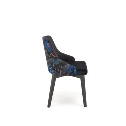 'ENDO Black Chair / Upholstery: BLUVEL 19' 'ENDO Black Chair / Upholstery: BLUVEL 19'