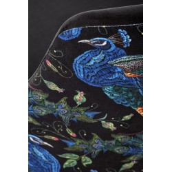 'ENDO Black Chair / Upholstery: BLUVEL 19' 'ENDO Black Chair / Upholstery: BLUVEL 19'