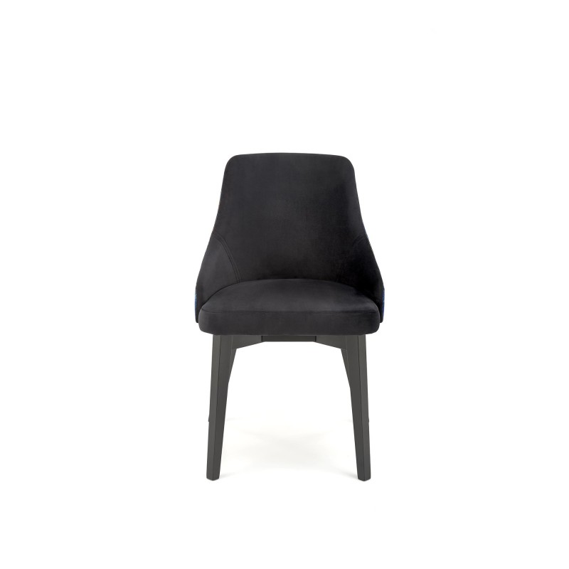 'ENDO Black Chair / Upholstery: BLUVEL 19' 'ENDO Black Chair / Upholstery: BLUVEL 19'