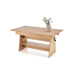'ERIKA Extendable Oak Artisan Table Bench'