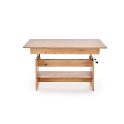 'ERIKA Extendable Oak Artisan Table Bench' 'ERIKA Extendable Oak Artisan Table Bench'
