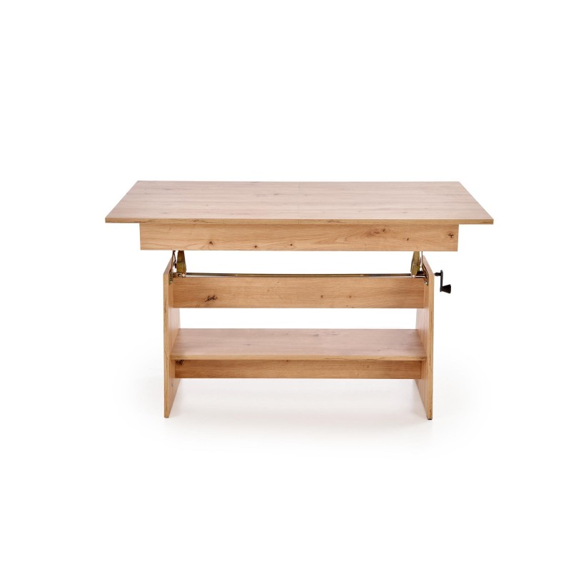 'ERIKA Extendable Oak Artisan Table Bench' 'ERIKA Extendable Oak Artisan Table Bench'