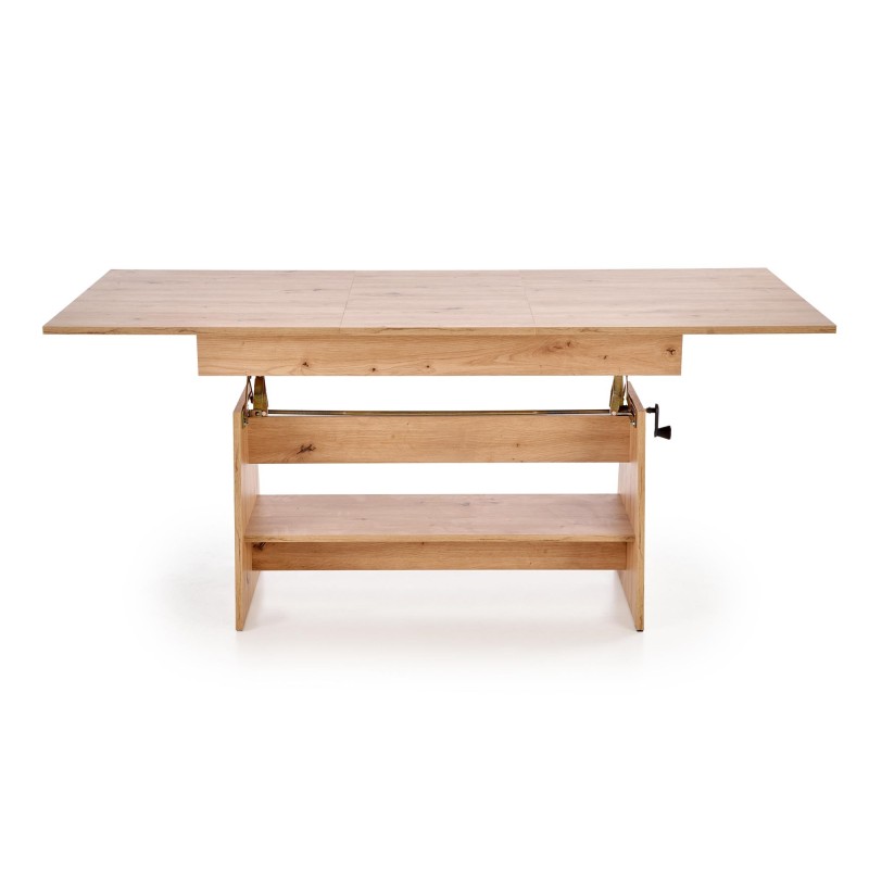 'ERIKA Extendable Oak Artisan Table Bench' 'ERIKA Extendable Oak Artisan Table Bench'