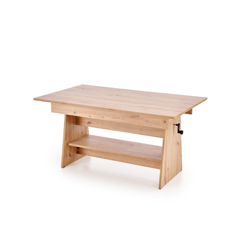 'ERIKA Extendable Oak Artisan Table Bench' 'ERIKA Extendable Oak Artisan Table Bench'