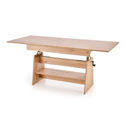 'ERIKA Extendable Oak Artisan Table Bench' 'ERIKA Extendable Oak Artisan Table Bench'