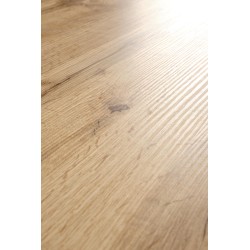 'ERIKA Extendable Oak Artisan / Black Dining Table' 'ERIKA Extendable Oak Artisan / Black Dining Table'