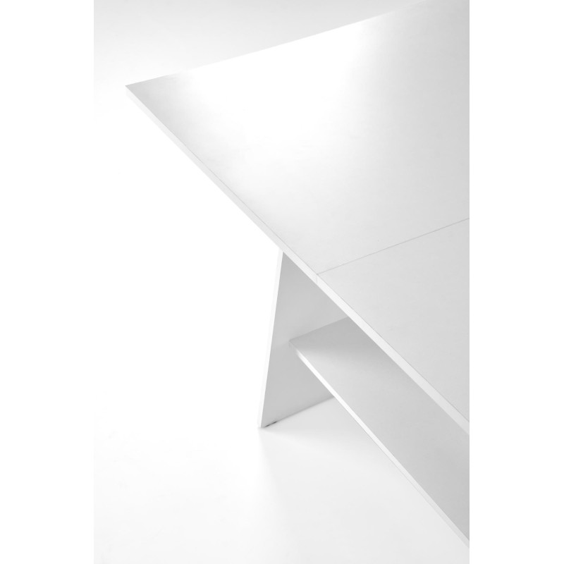 'ERIKA Extendable Dining Table White' 'ERIKA Extendable Dining Table White'
