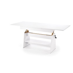 'ERIKA Extendable Dining Table White' 'ERIKA Extendable Dining Table White'
