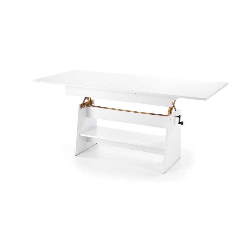 'ERIKA Extendable Dining Table White' 'ERIKA Extendable Dining Table White'