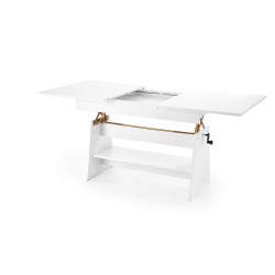 'ERIKA Extendable Dining Table White' 'ERIKA Extendable Dining Table White'