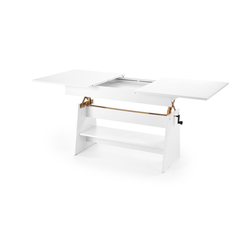 'ERIKA Extendable Dining Table White' 'ERIKA Extendable Dining Table White'