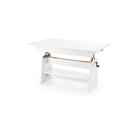 'ERIKA Extendable Dining Table White' 'ERIKA Extendable Dining Table White'