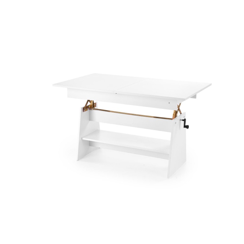 'ERIKA Extendable Dining Table White' 'ERIKA Extendable Dining Table White'
