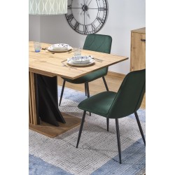 'FABIANO Extendable Table 135-175/85 cm Wotan Oak/Black' 'FABIANO Extendable Table 135-175/85 cm Wotan Oak/Black'