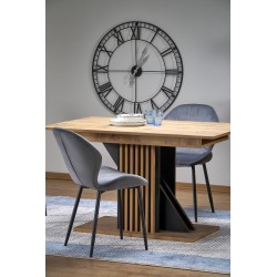 'FABIANO Extendable Table 135-175/85 cm Wotan Oak/Black' 'FABIANO Extendable Table 135-175/85 cm Wotan Oak/Black'