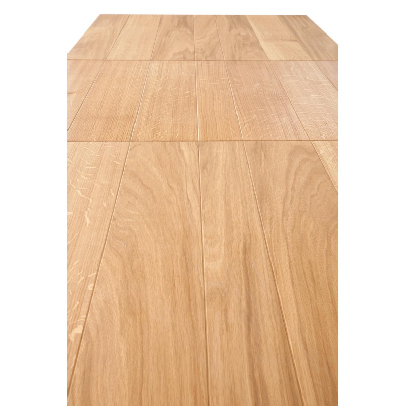 'FIESTA Extendable Table 200-280x100x77 cm Natural Oak/Black' 'FIESTA Extendable Table 200-280x100x77 cm Natural Oak/Black'