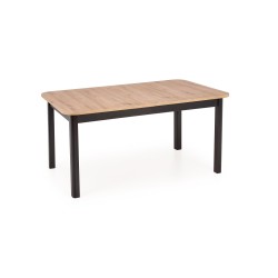 FLORIAN stół rozkładany blat - dąb artisan, nogi - czarny (2p 1szt) FLORIAN stół rozkładany blat - dąb artisan, nogi - czarny (2p 1szt)