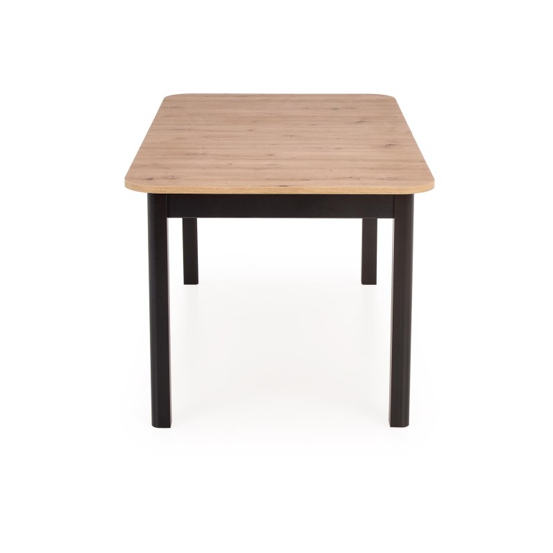 'FLORIAN Extendable Table Top - Artisan Oak, Legs - Black' 'FLORIAN Extendable Table Top - Artisan Oak, Legs - Black'