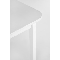 'FLORIAN Extendable Table Top - White, Legs - White' 'FLORIAN Extendable Table Top - White, Legs - White'