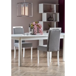 'FLORIAN Extendable Table Top - White, Legs - White' 'FLORIAN Extendable Table Top - White, Legs - White'