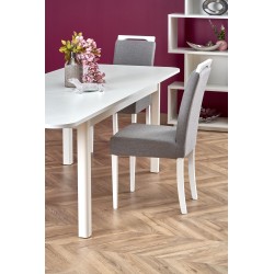 'FLORIAN Extendable Table Top - White, Legs - White' 'FLORIAN Extendable Table Top - White, Legs - White'