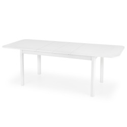 'FLORIAN Extendable Table Top - White, Legs - White' 'FLORIAN Extendable Table Top - White, Legs - White'